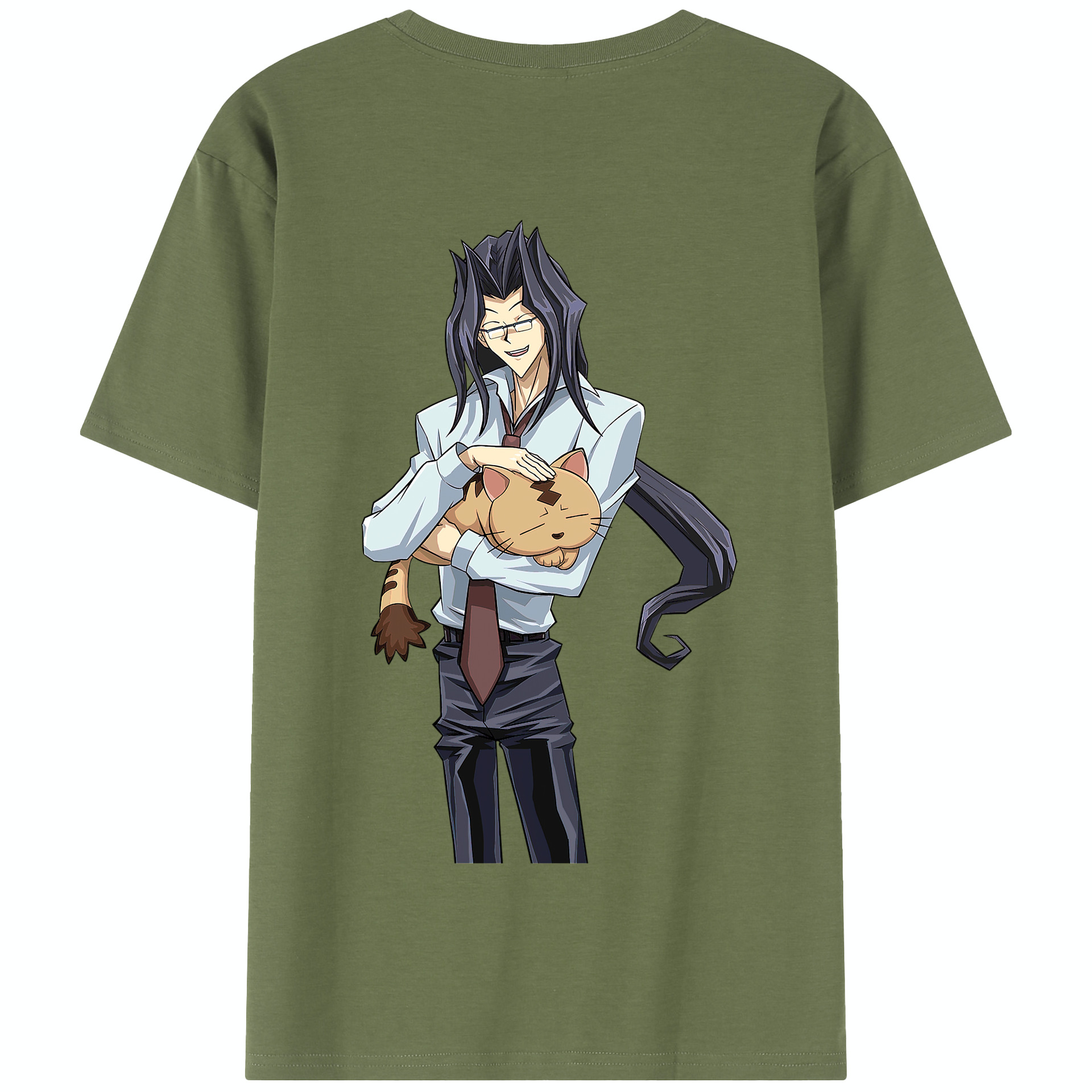 （画像用） 遊☆戯☆王 Yu-Gi-Oh! 綿100％半袖Tシャツ（背面プリント）